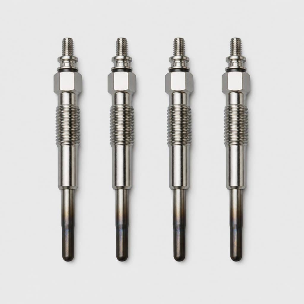 Jeu de 4 bougies de préchauffage entrée de gamme, présenté seul