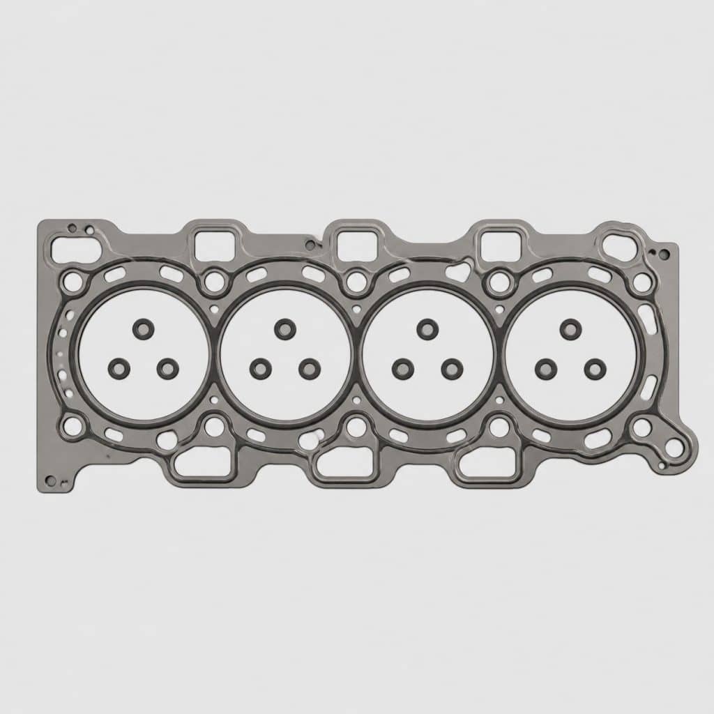 Joint de culasse multicouche 3 trous pour moteur diesel, vue produit seul