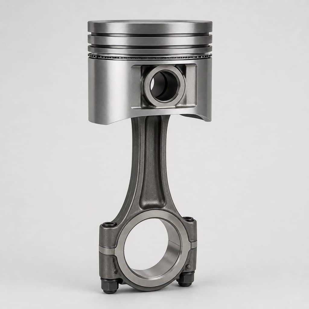 Piston et segmentation renforcée pour moteur turbocompressé, vue d'ensemble