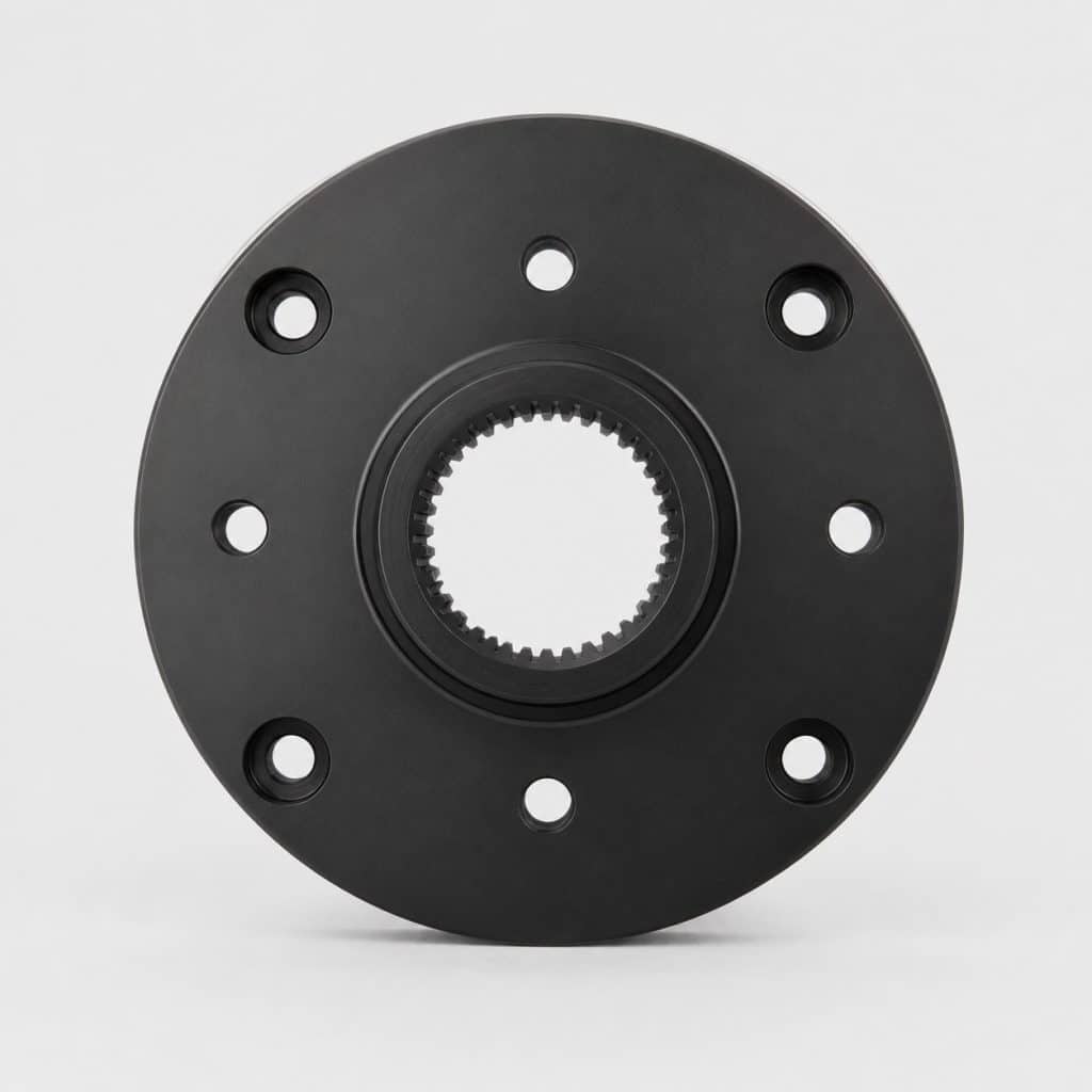 Moyeu adaptateur de volant sport présenté seul sur fond neutre