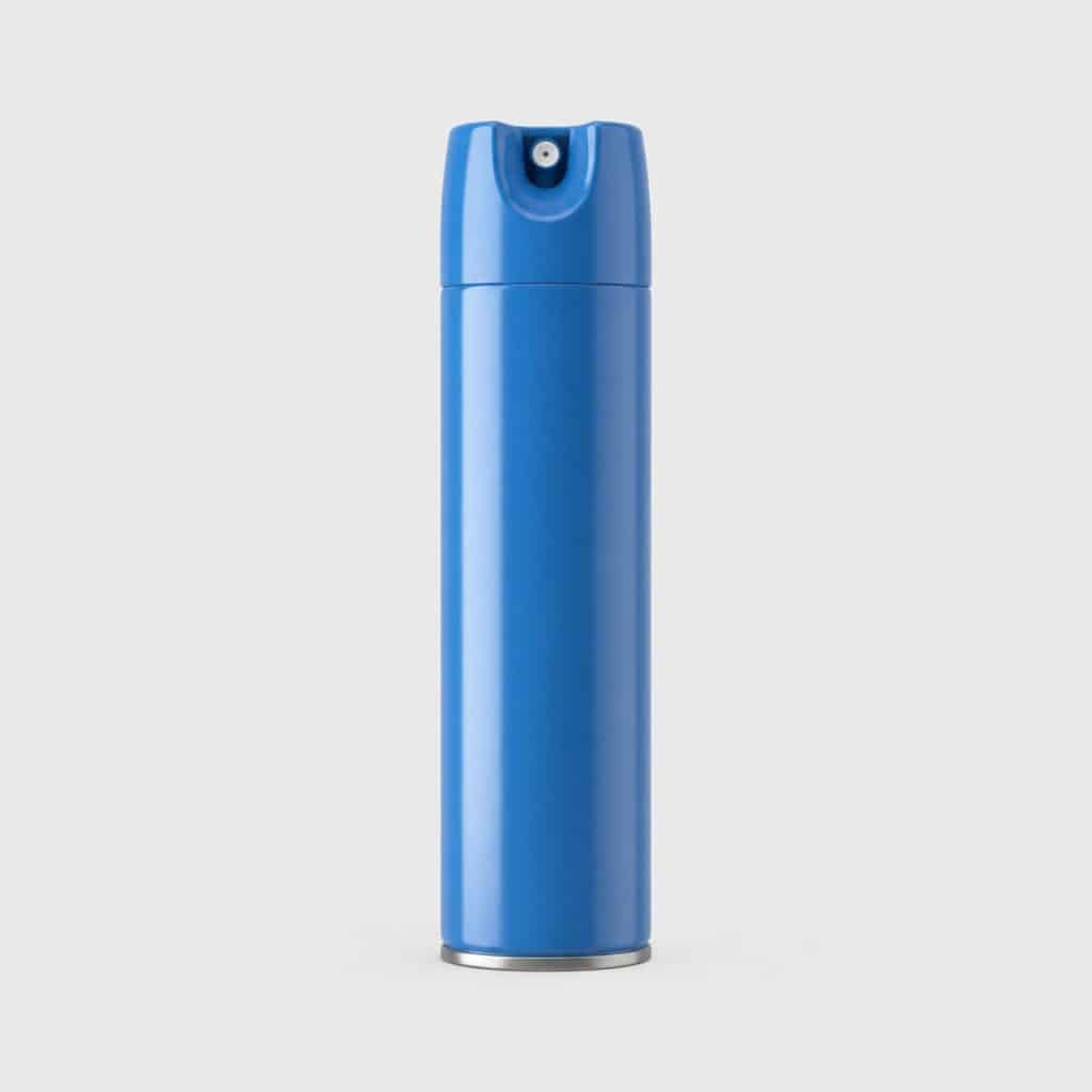 Nettoyant spécifique débitmètre d'air sur fond clair
